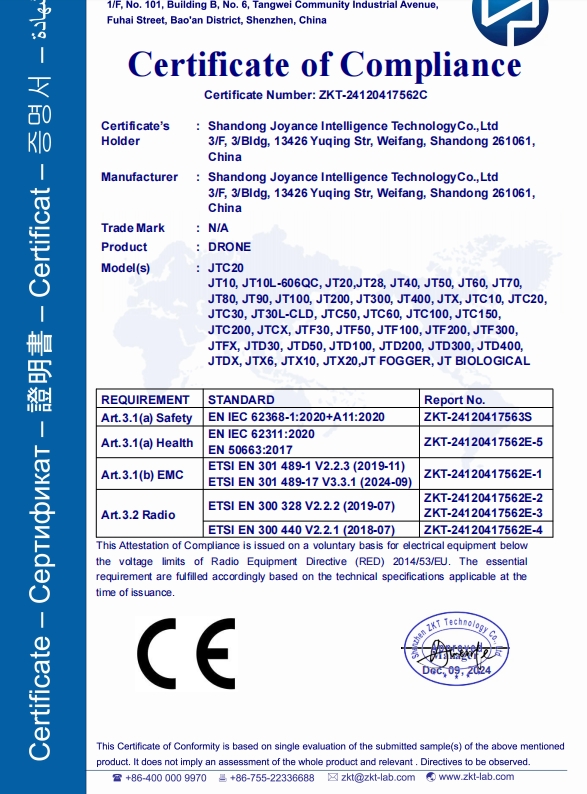 cleaning drone with CE certificate 